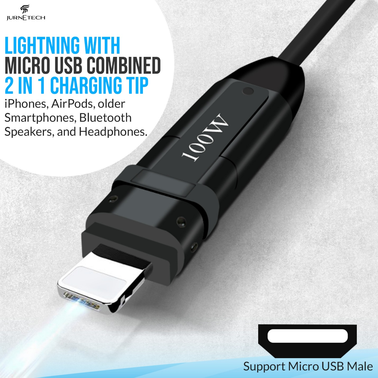 JURNETECH 100W Super 6 IN 1 Charging Cable